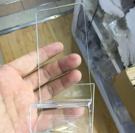 Universal General Clear Transparent Acryl Halterung Display Stand abgebildet für iPhone Samsung Mobiltelefon Mobiltelefon5764819