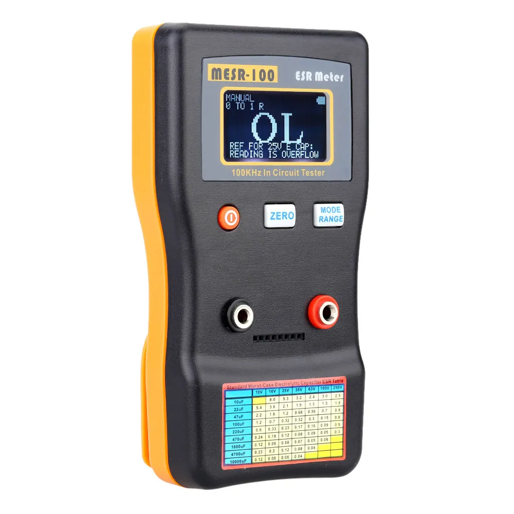 Freeshipping Capacitance Ohm Meter Professional Measuring Capacitance Resistance Capacitor Circuit Tester
