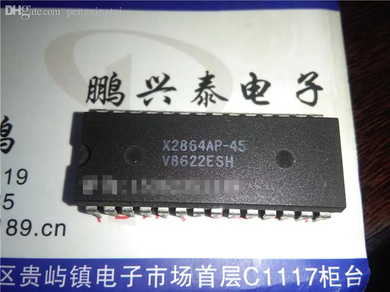 X2864AP-45, двойной 28-контактный пакет погружения. Электронные компоненты . X2864AP. PDIP28 / интегральная схема, X2864 IC