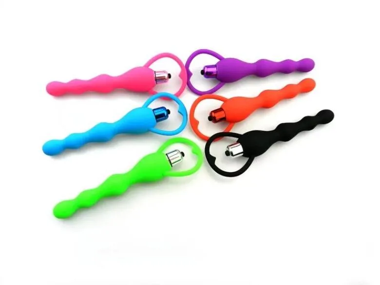 ram inflatable vibrating anal expander Glow-in-the-dark Silicone Anal Beads – MS main image 0