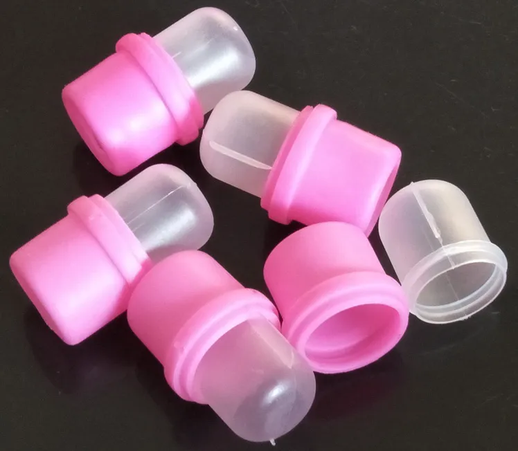 أظاف طلاء الأظافر المزيل Soakers Soakers Salon Diy Diy Acrylic UV Gel Cap Tool بدون Pox Opp Package Pink for Nail Art Supply240f