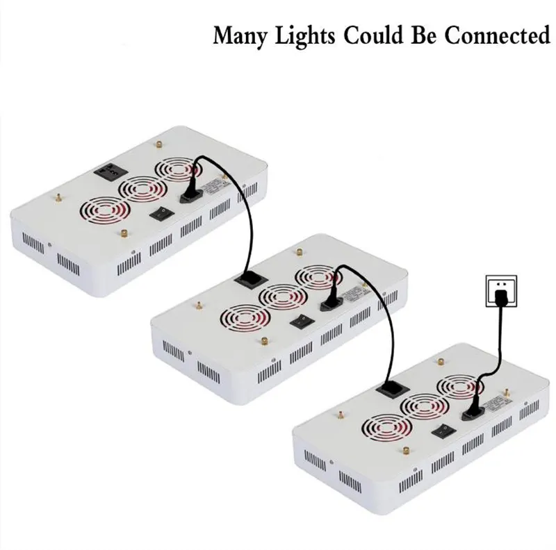 LED Grow Light 1200W 1000W Full Spectrum Led Grow Tält Täckt Växthus Lamp Plant Grow Lamp för grönsaksblomning