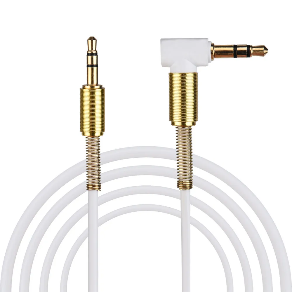 Cabo de áudio auxiliar universal de 35 mm Slim e Soft Aux Cable para fones de ouvido estéreo de carro em casa7168758
