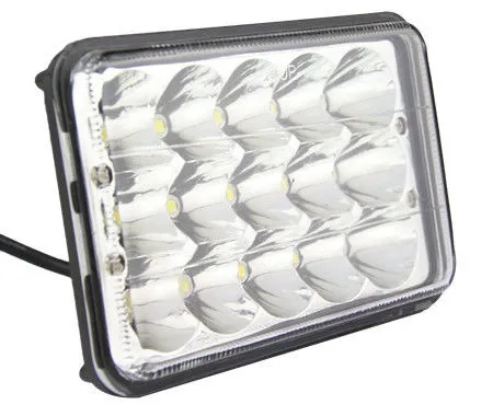 조명 6 인치 45W LED 작업 라이트 바 스팟 HID 운전 헤드 램프 오프로드 12V 24V