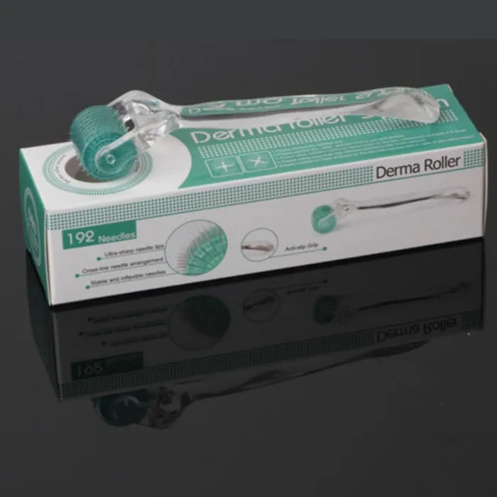 DRS Micro Needle Derma Roller för hudföryngring Rynkor Akne Ärr Dark Circle 192 MicroNeedle