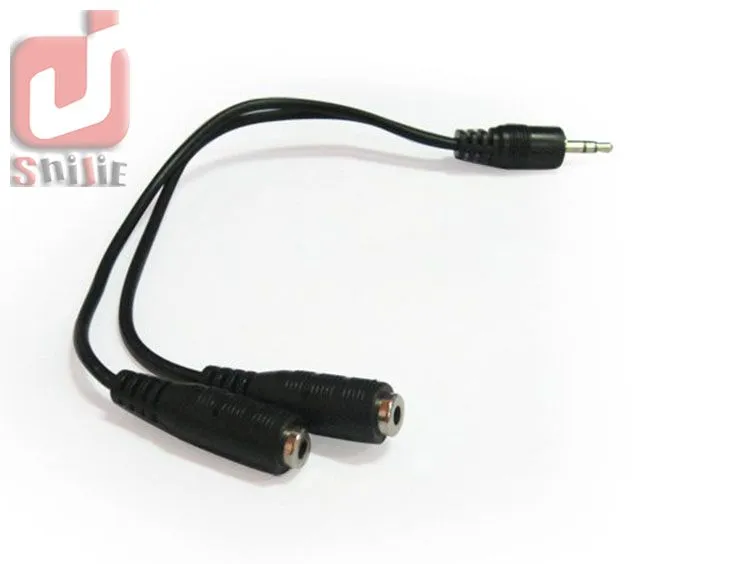 Kabel konwersji audio 35 mm na żeńskie gniazdo słuchawkowe Rozdzielacz Adapter Audio Kabel Audio Kabel lot4476907