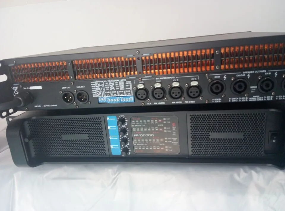 Professional 4 Channel Dj Amplifier 1000 Watts Fp10000q With Free DHL