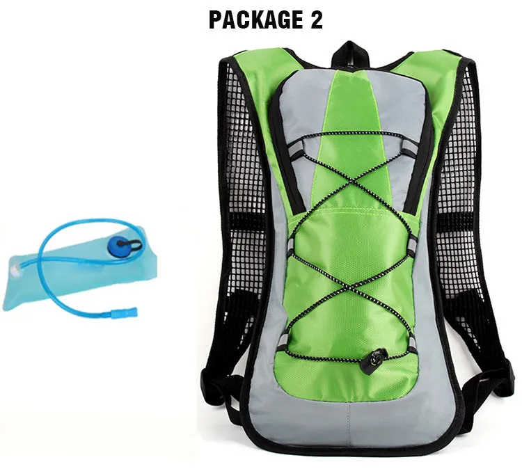 Sports de plein air sac à eau vélo vélo sac à dos sac à dos 5L vessie bosse sac à dos pochette en TPU système d'hydratation pour randonnée escalade