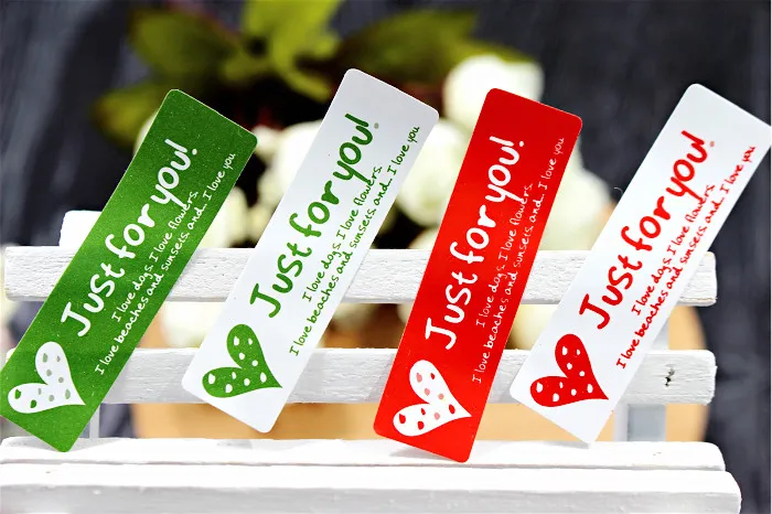 Cadeau Wikkel Sticker Bruiloft Geschenken voor gasten Geschenkafdichting Labels Verpakking Labels Party Decoraties alleen voor u 100 pagina's per partij