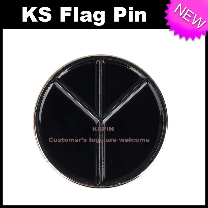 Pace Metal Badge Pin 10pcs molto Spedizione gratuita XY0098