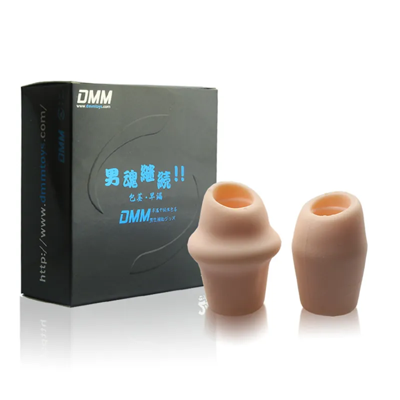 AA Designer Sex Toys Unisex 2pcs/set Cure Premature Ejaculation Foreskin Rings Delay Ejaculation Silicone Cock Rings Male Penis Sleeve Sex Toys Sex Products 17901