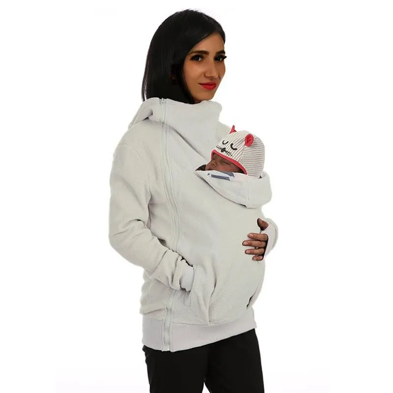 Hoodie à sweat à capuche pour bébé Kangaroo Sweats à capuche Femmes Repas de moteur pour femmes enceintes Cat avec une pochette à sweat à sweat à sweat à sweat 5375471