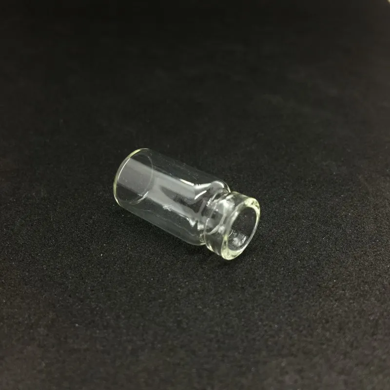 1ml 바이알 플라스틱 플러그 미니 유리 병 빈 샘플 항아리 작은 22x11mm Heightxdia 귀여운 공예품 병.