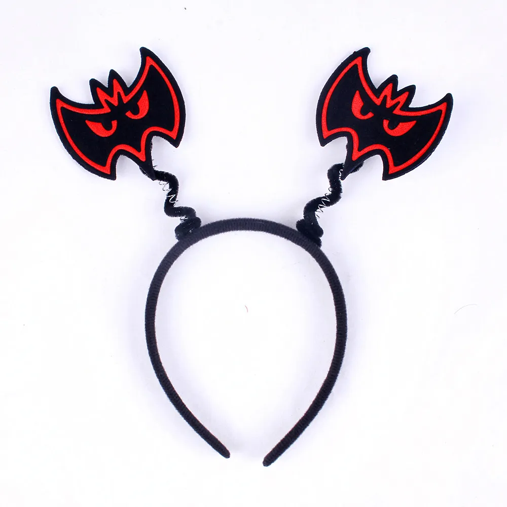 Halloween party accessories bat pumpkin spider human skeleton head hoop funny party show cosplay for children or adult wholesale