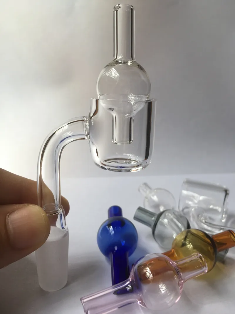 Mönster Flat Top 3mm tjocklek XXL Quartz Banger Nail and Color Ball Carb Cap 10mm 14mm 18mm Manliga kvinnliga kvartsbangers naglar