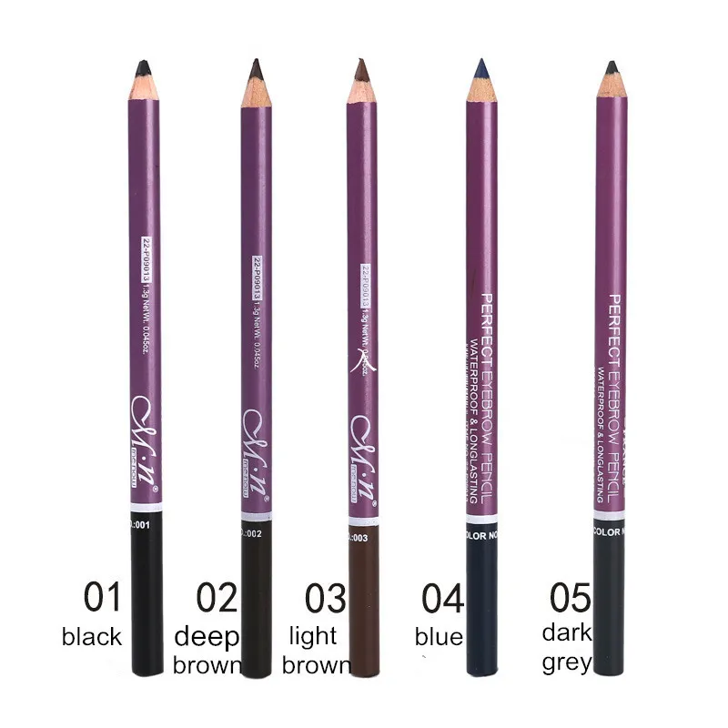 Makeup Eyebrow Pencil with Comb Menow Soft Waterproof Natural Eyebrows Enhancer Long lasting Not Blooming Eye Brow Pen