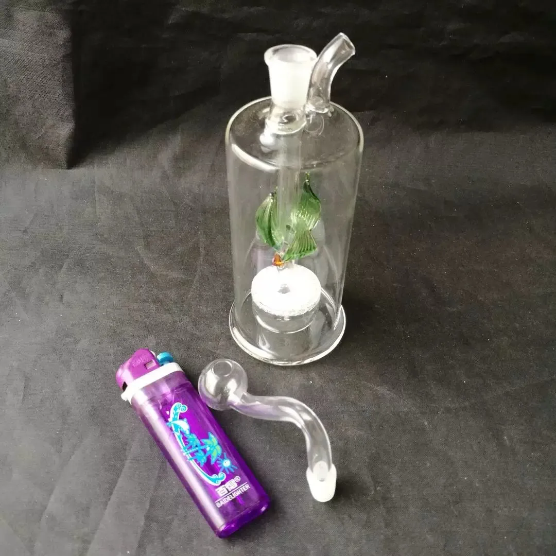 Cachimba de vidrio silenciosa con núcleo de arena, bongs de vidrio, pipa de agua de vidrio, fumar, colector de cenizas de la plataforma petrolera, quemador de aceite