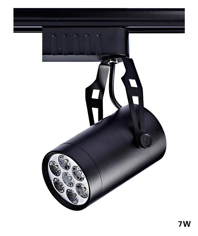 Inomhus spårljus 3W 5W 7W 12W 18W LED-ljus tak ned lampans spotlight modern justerbar