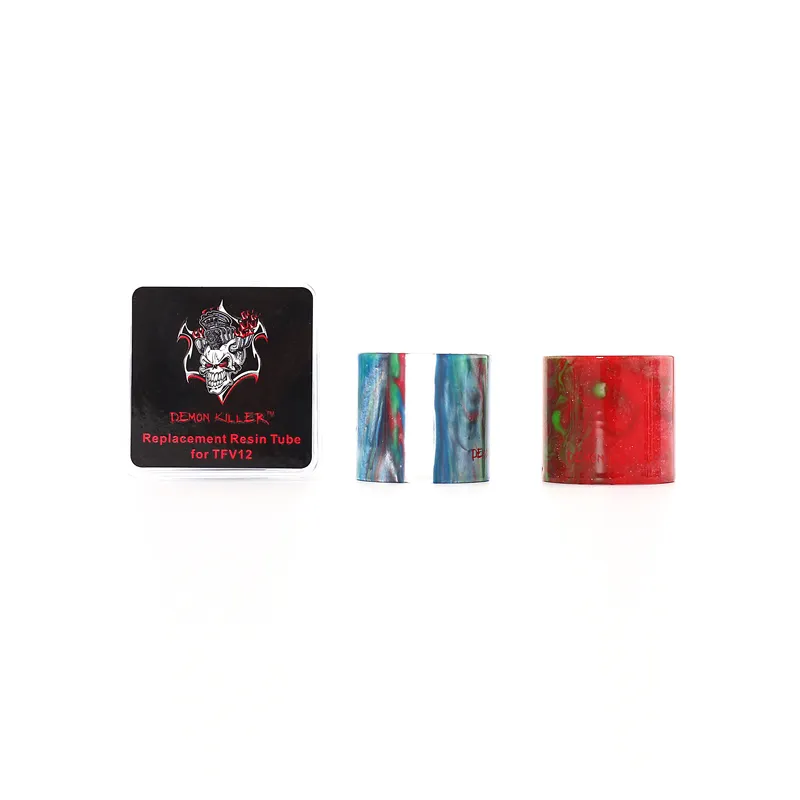 Demon Killer Vervanging Hars Buis voor TFV8 TF12 Baby Cleito 3.5 ml 5 ml MELO 3 MELO III Mini iJust S Drip Tip DHL