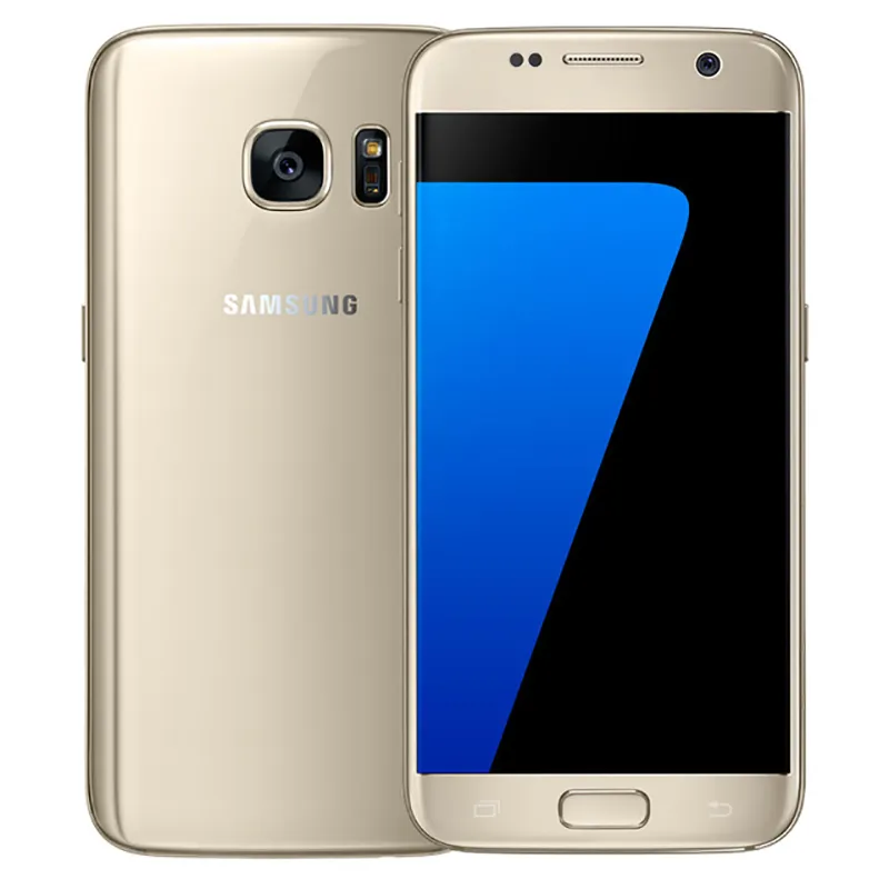 Oryginalny Samsung Galaxy S7 G930A G930T G930P G930V G930F OCTA Core 4 GB / 32 GB 5.1 CAL ANDroid 6.0 Odblokowany telefon odnowiony