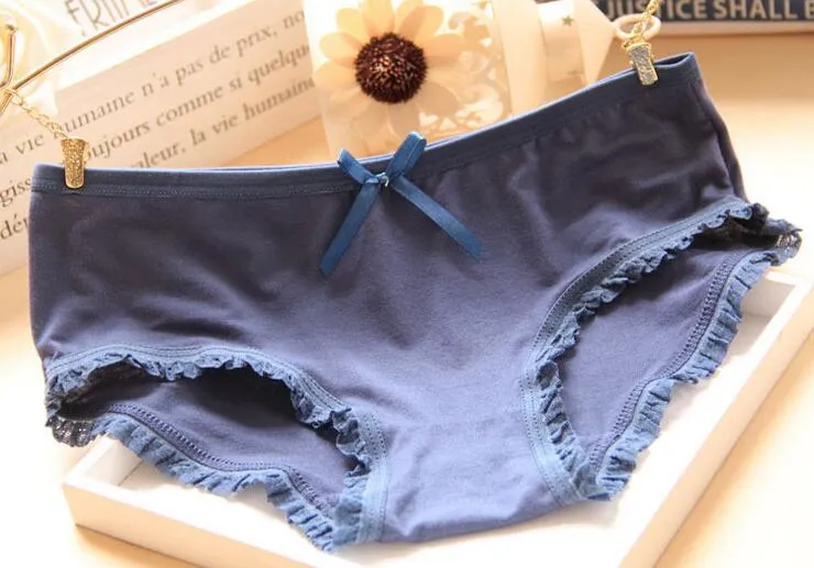 Boa A ++ Senhoras Underwear Cuecas Calcinhas Mulheres Bambu Charcoal Fibra Underwears Confortável Candy Puro Respirável NP019