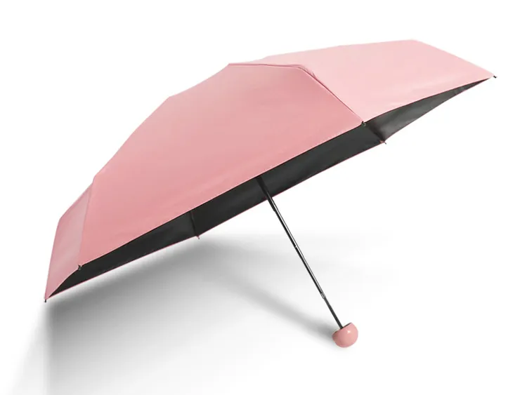 Jakość kapsułki Mini kieszeni parasol przezroczni Men039s parasol wiatroodporne składane parasole kobiety kompaktowe parasole deszczowe 3414008