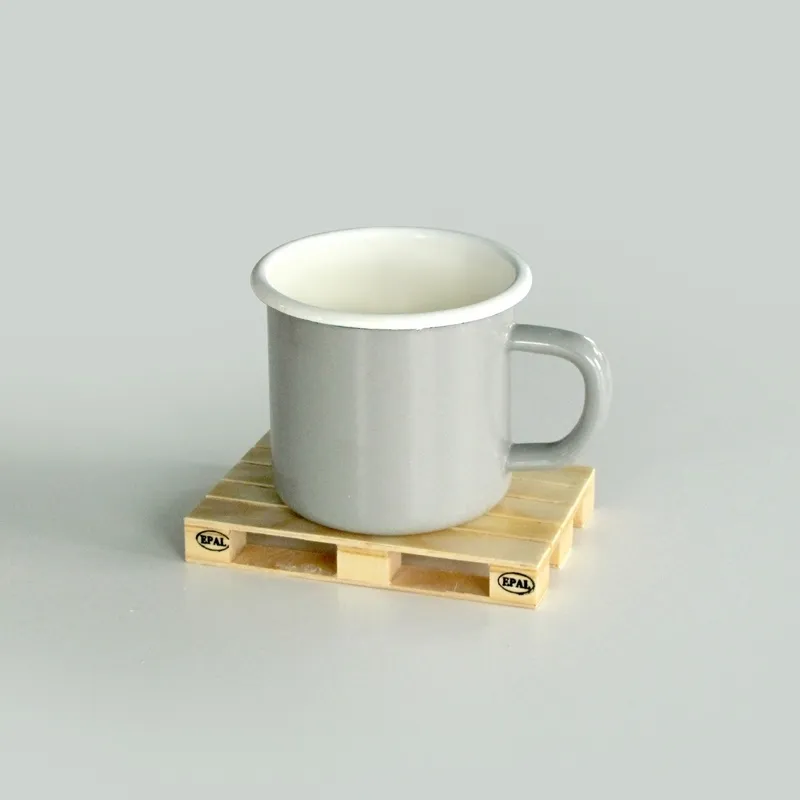 ВСЕГО 4pcs SET COASTERS CRATE CUP CUP PALET