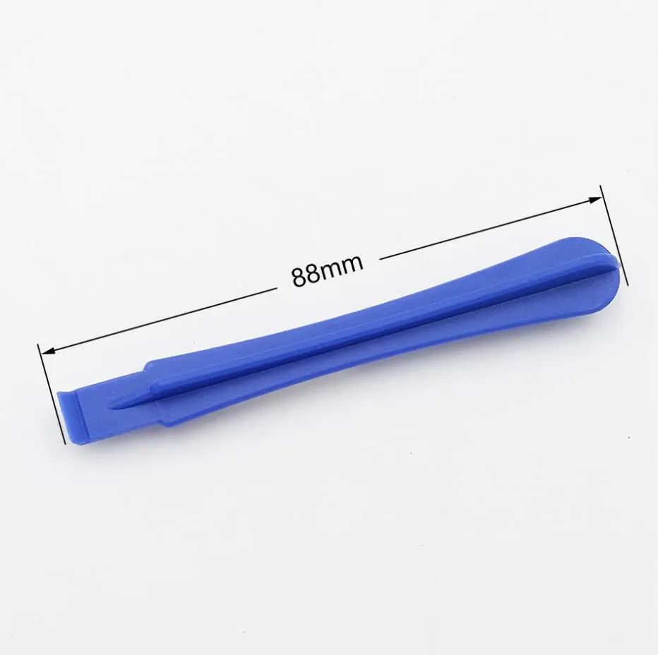 88mm Ucuz Lacivert Plastik Açılış Aracı Çapraz Levye DIY Tamir gözetlemek Bar iPhone 4 için 5 6 7 Artı 1000pcs / lot
