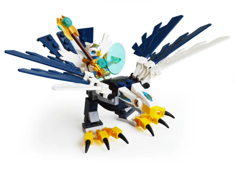 블록 교육 장난감 건물 벽돌을위한 독수리 동물 장난감 크리스마스 생일 선물 키즈 266U