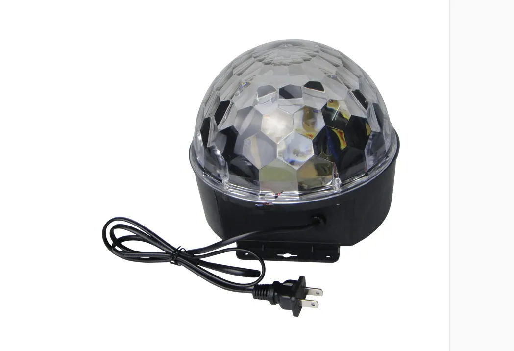 6 - 9 LED con telecomando dell'altoparlante di musica MP3 Bello gioco di illuminazione della fase della discoteca DMX della luce della sfera di effetto magico di cristallo DMX