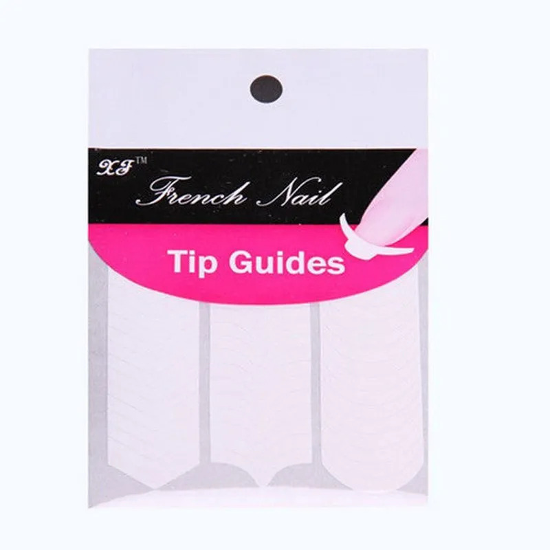 Décoration des ongles Nail Art Tips Sticker Nail Art Form Fringe Guides Sticker DIY French Manucure Livraison gratuite