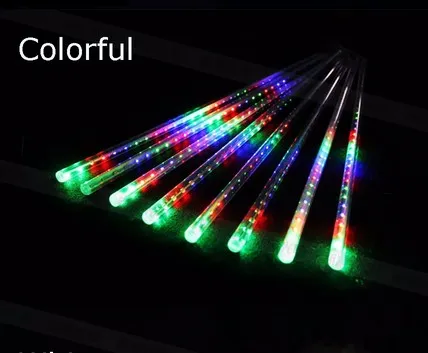 Coversage Led 30CM 50CM 유성 샤워 비가 갈 랜드 크리스마스 트리 Luces Navidad 장식 크리스마스 야외 요정 조명 StringAC 110V 220