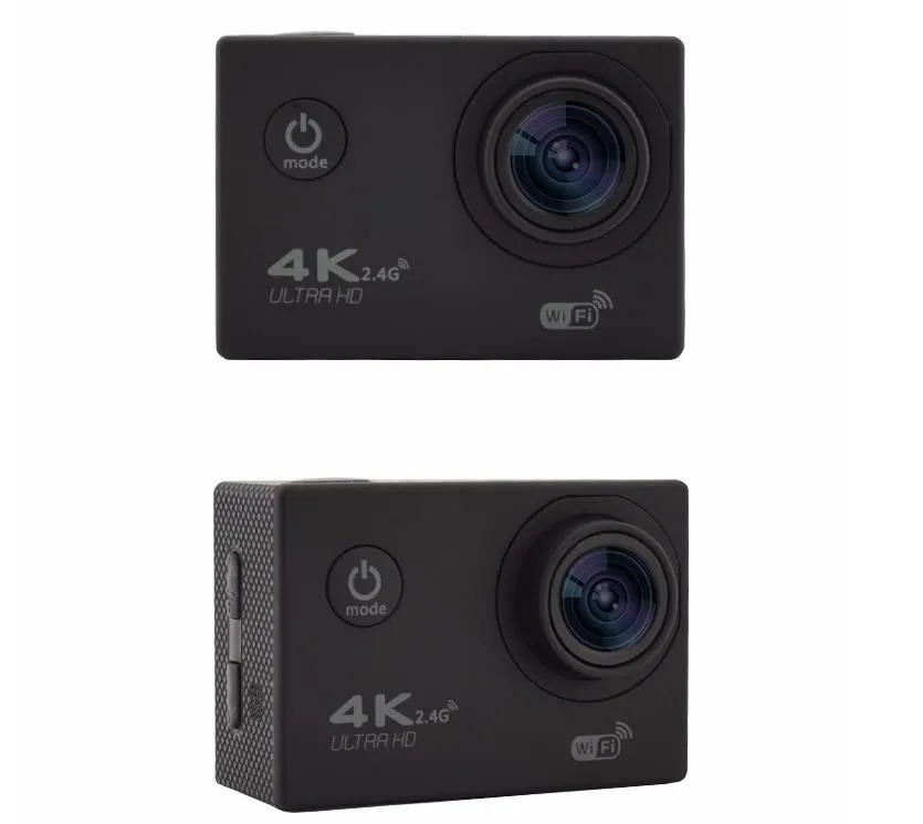 RF 2.4 Fjärrkontroll 4K-kamera WiFi 2.0 '' 30FPS Sport DV H12R 30m Vattentät Action Visa en fin detaljhandel