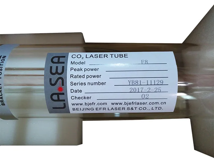 EFR F8 150W Co2 Laser Tube For Laser Engraving Machine. 150w Laser Tube Length 1800MM Diameter 80mm For 1612 Machine