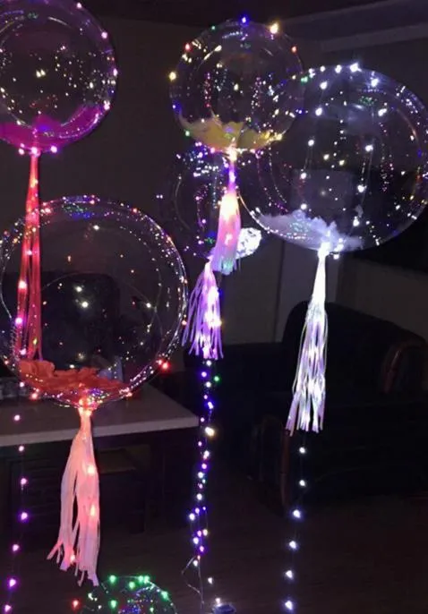 24 tums klar folie helium luftballonger rolig bobo ballonger bröllop dusch xmas nyår födelsedagsfest dekor transparenta balonger barn leksak