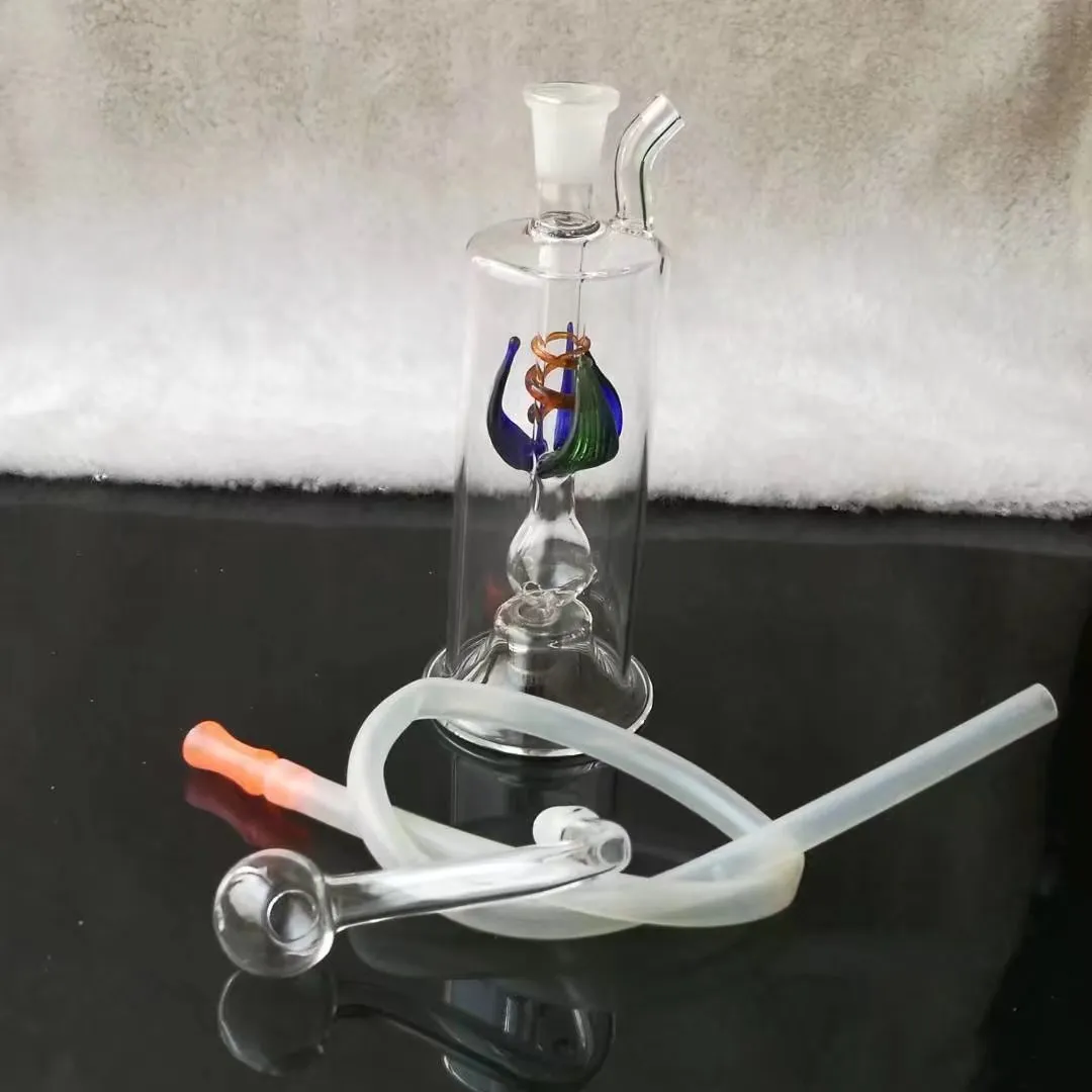 Les tuyaux multi-fleurs n'envoient pas d'électrons ﾠ , Bangs en verre en gros, narguilé en verre, accessoires pour pipes à fumée