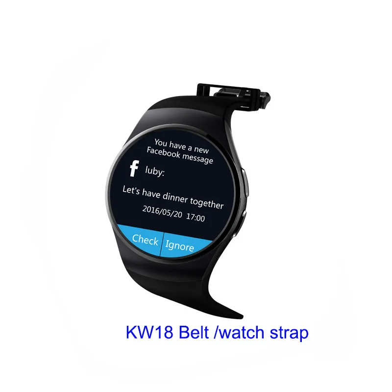 Original Kingwear KW18 Smartwatch-Armband, Uhrengürtel, Uhrenarmband 3458540