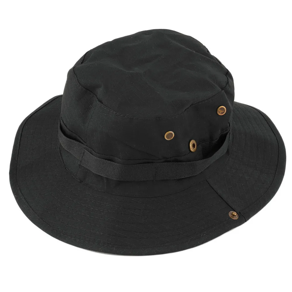 Bucket Hat Boonie Hunting Fishing Outdoor Wide Cap Rand Militaire Unisex Perfect Bucket Hat