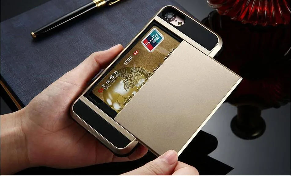 armored wallet credit card sleeves RFID Blocking Package of Credit Card Sleeves/Passport Sleeves Silver Vault main image 0