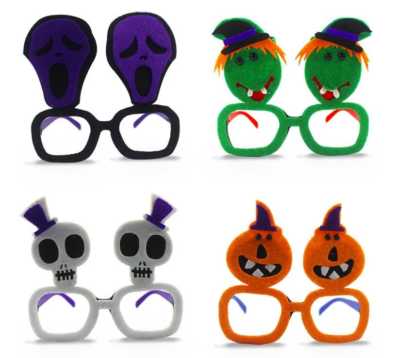 Halloween Zombie Crânio Abóbora Óculos Partido Fancy Dress Up piada óculos engraçados mascarada ornamento Clube bar KTV Adereços favores