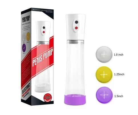 Pompe à pénis électronique rechargeable, masturbation masculine, jouets sexuels d'agrandissement de pompe à vide d'agrandissement de pénis