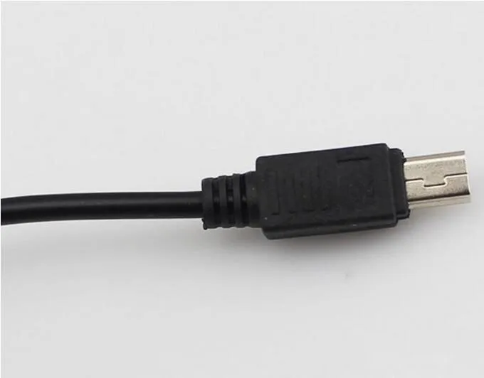 Mini-USB-5-Pin-Synchronisierungskabel, USB-Daten- und Ladekabel v3, USB 2.0-Smartkabel für digitale Kameras, externe Festplatten, 80 cm