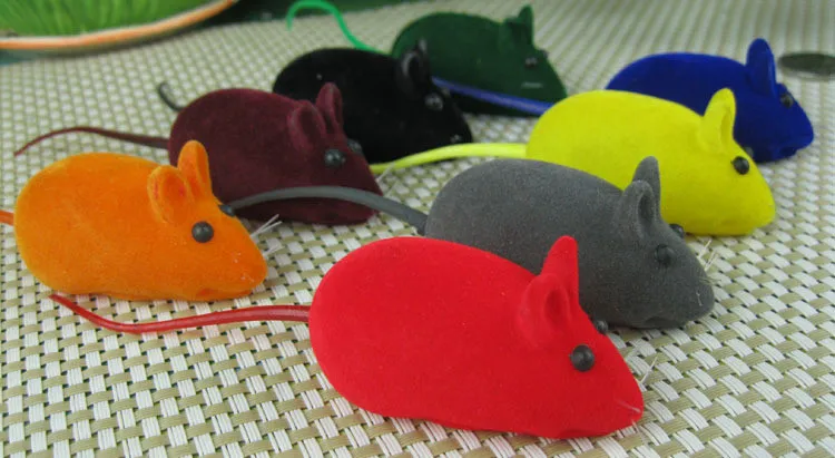 Новая маленькая резиновая мышь игрушка шум звук писк крыса говорящие игрушки играть подарок для котенка кошка играть 6*3*2.5 см 500шт IB281