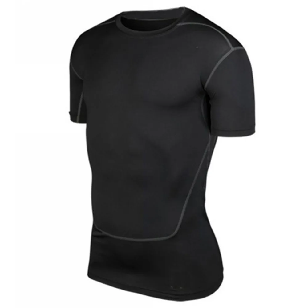 Wholesale Base Layer Compression Quick Dry Gym Shirts Men For Bodybuilding  Gear Short Sleeve Tights From Benedica, $28.53