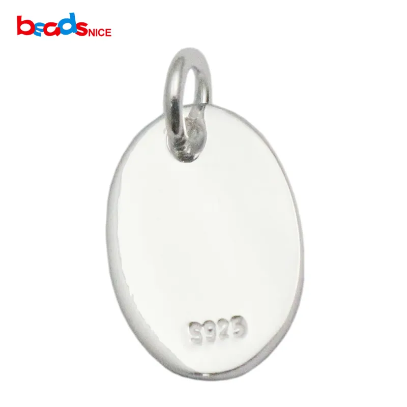 Beadsnice 925 sterling silver DIY stamping for pendant jewelry finding for women key tags ID 35636