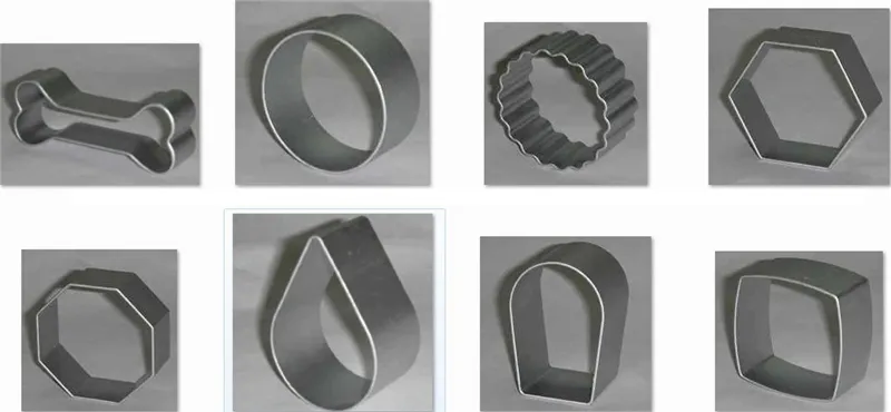 42 Formen Plätzchenform Aluminiumlegierung Niedlicher Ausstecher DIY Backschneider Keksform Kuchenwerkzeuge IC909