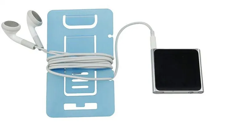 ポータブルプラスチック折りたたみ式クレジットカードモバイル携帯電話タブレットスタンドホルダー