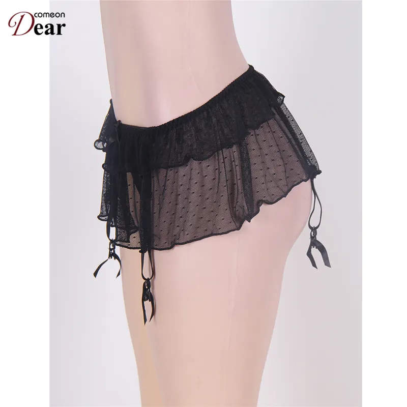 Plus size garter skirt hotsell