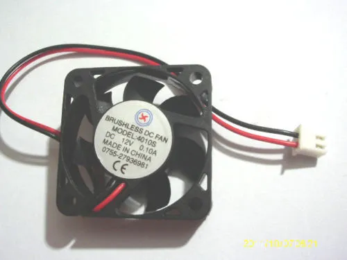 10 PCS 브러시리스 DC 냉각 팬 12V 4010S 2 와이어