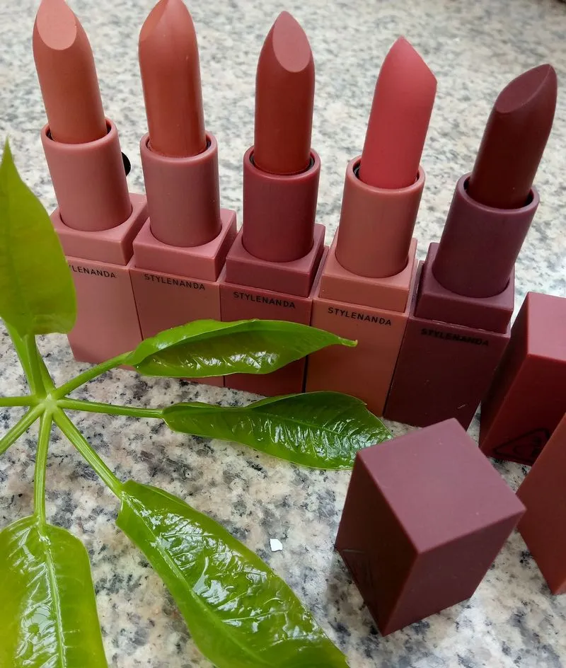 High Quality 3CE Eunhye House Limited edition Velvet Matte chocolate lipstick lot DHL 4750565